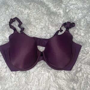 Olga Womans Bra 36C Purple GB0561A No Side Effects Full-Figure Contour Bra